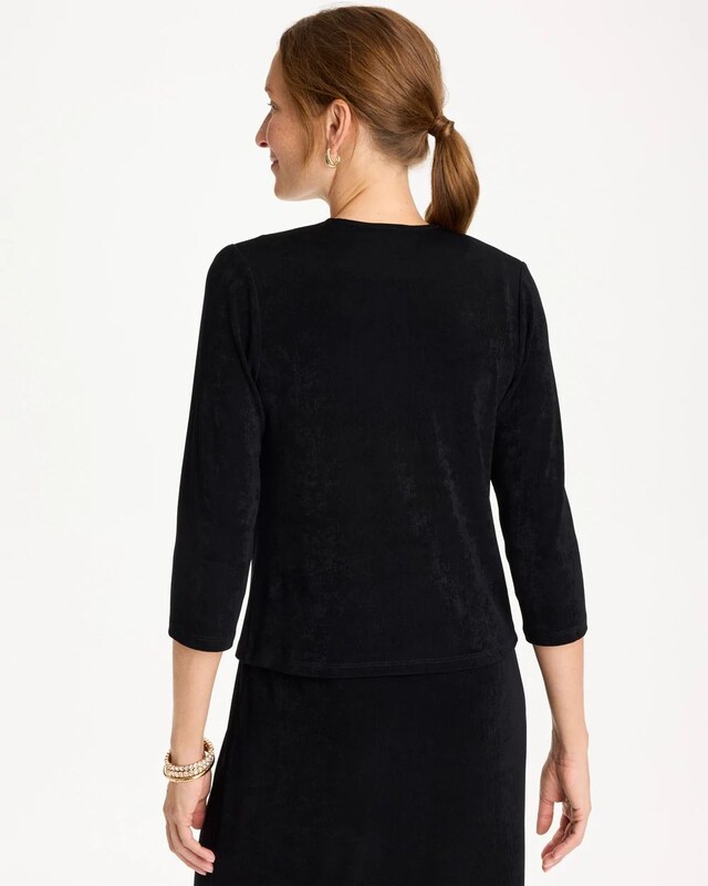 Travelers Drape Tie-Front Cardigan - image 3
